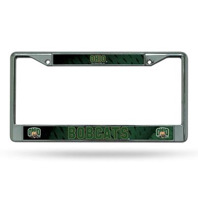 Ohio Bobcats Chrome License Plate Frame Tag Cover Car/Auto | eBay