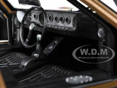 1966 FORD GT-40 MK 2 GOLD #4 1/18 DIECAST MODEL BY SHELBY COLLECTIBLES SC414 - Picture 4 of 6