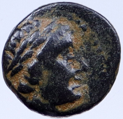 ANTIOCHOS III 222BC RARE R1 Ancient Greek SELEUKID King Coin APOLLO i118931