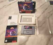 Mighty Morphin Power Rangers Fighting Edition SNES CIB With Protector