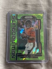 Justin Fields - 2021 PRIZM New Recruits Green Cracked Ice RC SSP! 🔥🔥 Bears