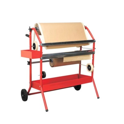 Mobile 18'' Multi-Roll Masking Paper Machine with Storage Trays - (1678)