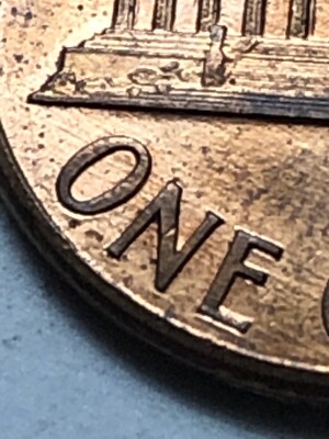 1990 P Lincoln Memorial Penny, Sm.cent Error:/ddr, Double 1990 P Lincoln Memorial Penny, Sm.cent Error:/ddr, Double