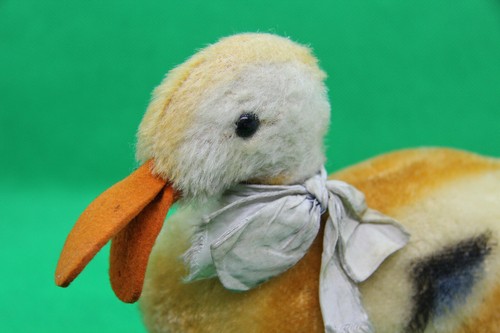 Original Spielzeug Stoff Tier Steiff Piep-Ente Rollen Rädertier - Bild 6 von 6