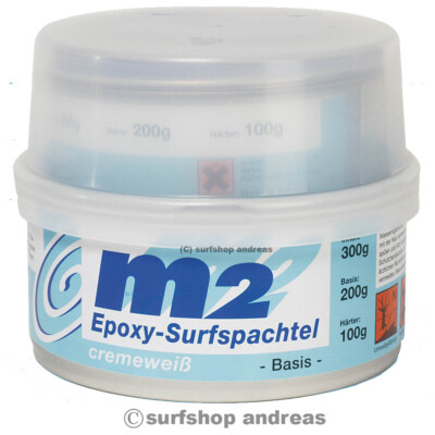 M2 Epoxy Surfspachtel, Menge: 300 g Reparatur 