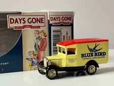 Ford Model A Van Blue Bird American Classic Car Model Toy Diecast Days Gone 1:64