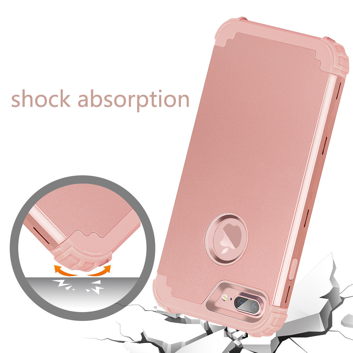 For Apple iPhone 8 Plus iPhone 7 Plus Shockproof Hard For Apple iPhone 8 Plus iPhone 7 Plus Shockproof Hard