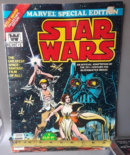 Vintage~Star Wars~Marvel~Special Edition 1977~Oversized Comic Book~Darth Vadar