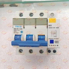 1PCS TECO circuit breaker BM-63 C20 3P MX AC/DC110-440V New