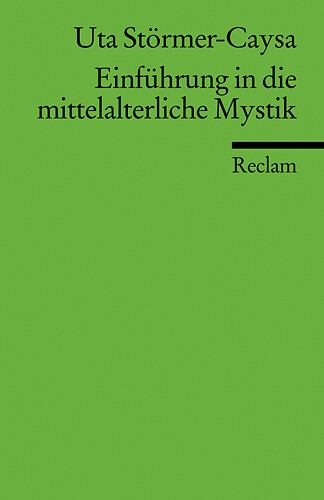Thumbnail - Uta Störmer-caysa / Einführung In Die Mittelalterliche Mystik