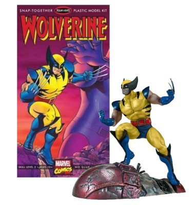 Wolverine Snap Kit Modell Figur Marvel Comics 1:8 Polar Lights X Men Deadpool