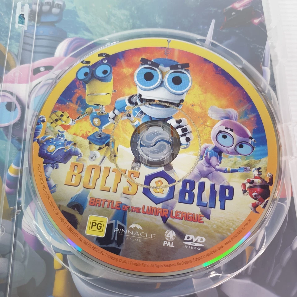 Bolts & Blip 3 DVD set Region 4 Battle of the Lunar League, Robot Warriors, MU - image 4 of 4