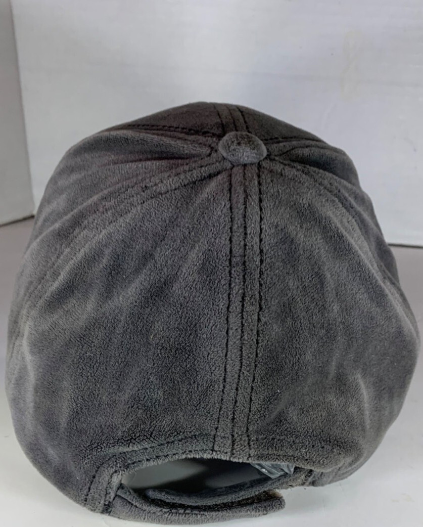 Gray Adjustable Polyester Baseball Cap - image 3