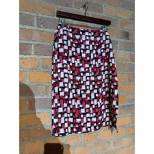 Rampage Square Print Skirt