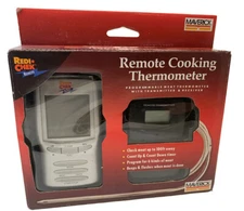 Maverick Meat Thermometer Remote Redi Chek Transmitter & Receiver Clip On Stand