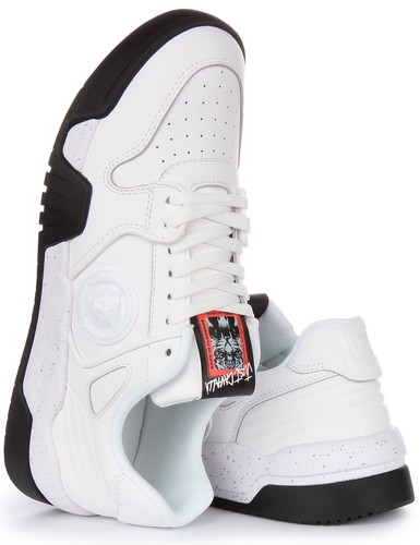 Just Cavalli 75Qa3Sa1 In White Black Fondo Style Cut Out Size US 7- 12 - 第 3/5 張圖片