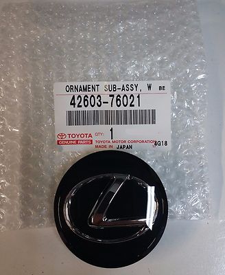 LEXUS OEM FACTORY F-SPORT BLACK WHEEL CENTER CAP 2011-2017 CT200H 42603-76021