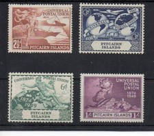 British C'wealth - Omnibus  1949 Universal Postal Union set mint - Pitcairn Is