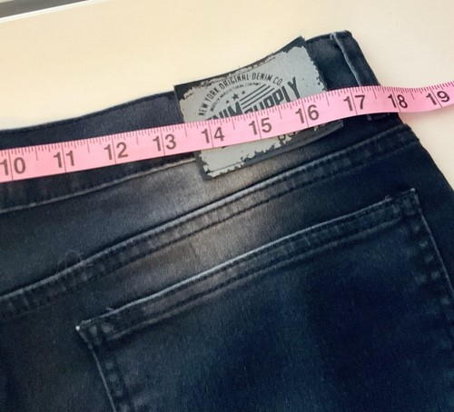 DENIM SUPPLY GS-115 Black Distressed Men’s Bermuda Shorts Tag Reads 36 Actual - Picture 17 of 20