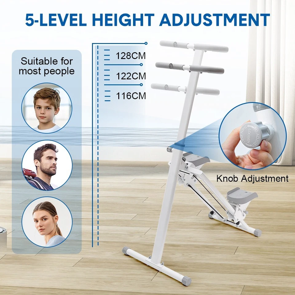 Stair Stepper for Home Gym Exercise Adjustable Vertical Climber Exercise Machine - image 3 of 4