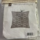 HiEnd Accents Inkblot Jacwuard Euro Sham 27x27, White/Black/Gray pattern ✔️