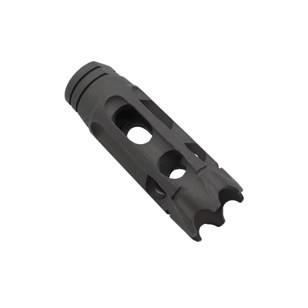 1/2x28 Steel Muzzle Brake Compensator for .223 .224 350 Legend 9mm .22 LR 5.56
