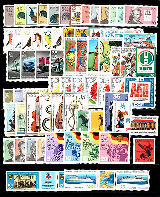 GERMANY: DDR/GDR, Sc#1976/B188, 1979 Collection: 70+ Stamps & 5 S