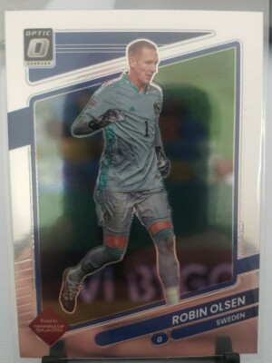 Robin Olsen 2021-22 Panini Donruss OPTIC Soccer Fifa Road to Qatar #156 Sweden
