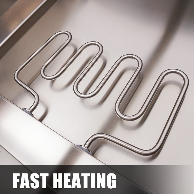 Commercial Electric Food Warmer Buffet Server Heater Tray Stainless