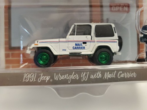 1:64 The Hobby Shop Series 1 1991 Jeep Wrangler US Postal Services GREEN MACHINE - Picture 2 of 6