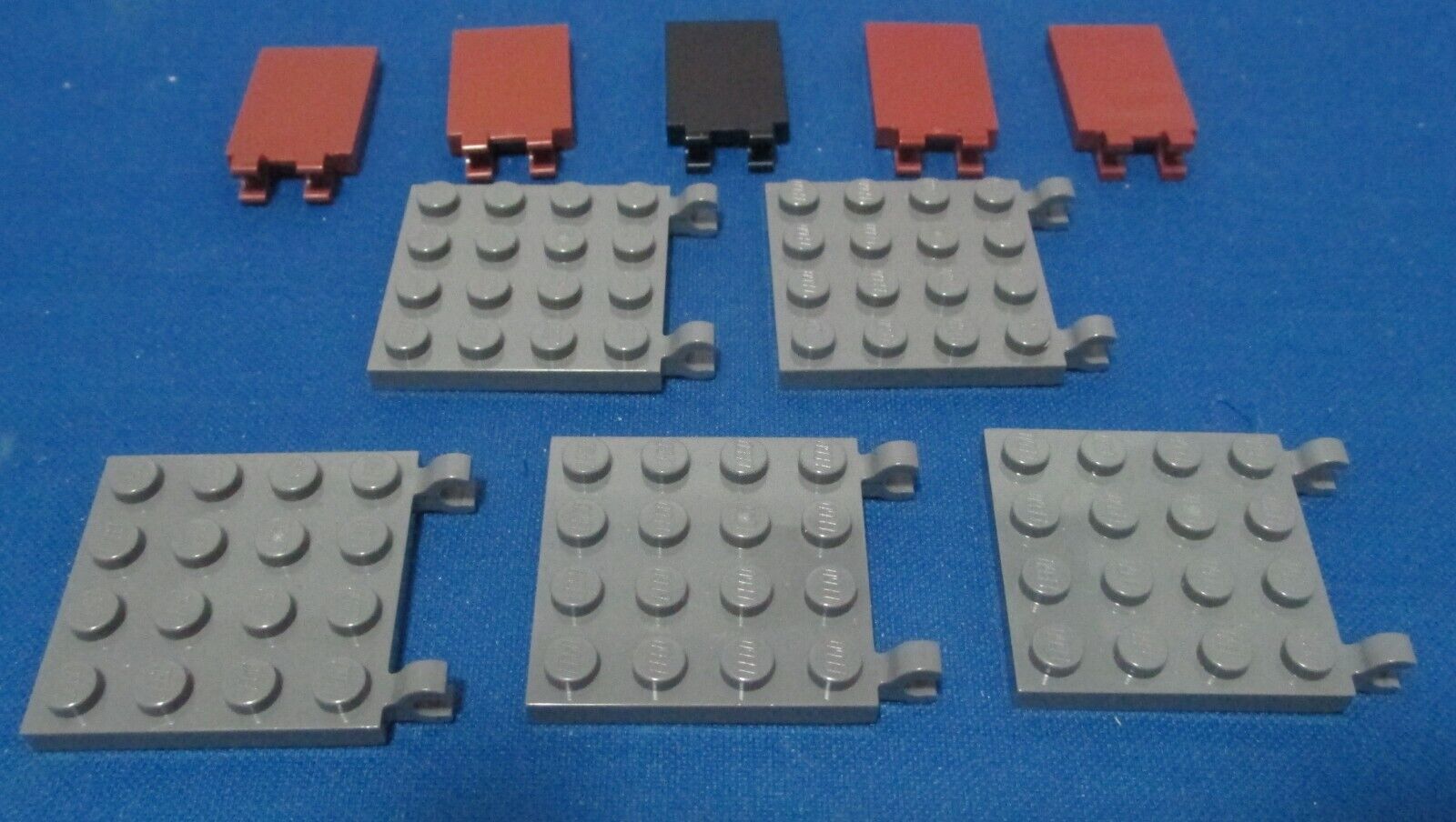 10 Gray Brown & Black LEGO Pieces " Lot 18 "