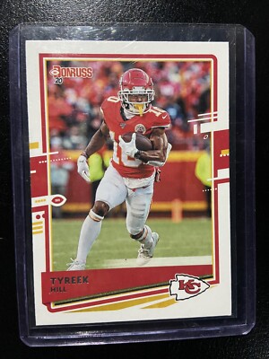 2020 Donruss Tyreek Hill #2 Aqueous Test Rare Chiefs Parallel SP Grade Ready