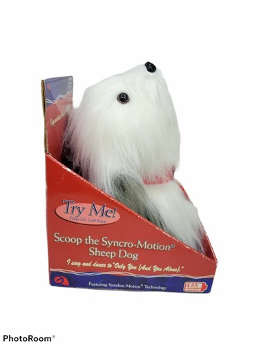 Sheep Dog Sing And Dancing Toy Gemmy Scoop The Syncro-Motion Rare Vtg Brand New - Picture 5 of 7