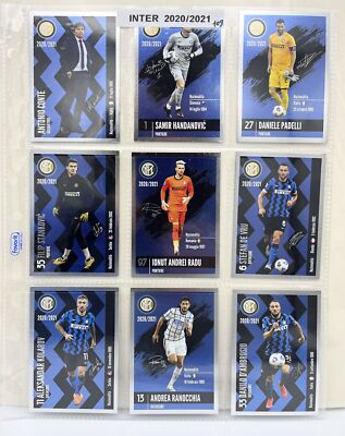 INTER 2020 2021 Set Mit 32 Karten Komplett Euro Publishing
