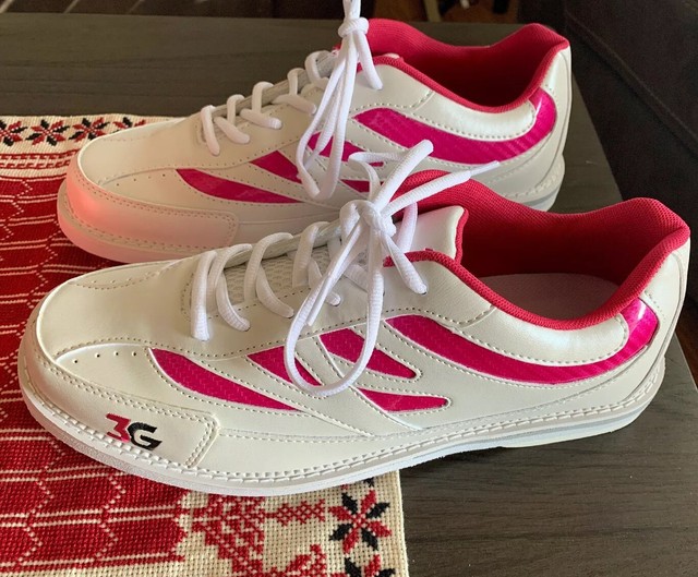 New 3G Cruze bowling shoes Women Size 11 Pink/White eBay