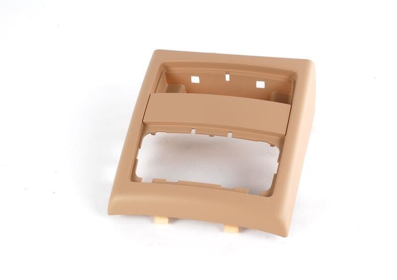 Genuine BMW E90 E91 Rear Center Console Covering Trim Beige 