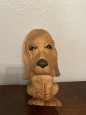 Vintage dog squeaky toy Basset Hound USA 1940's