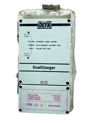 DEFA 700104 4041DU110C Dual Universal Battery Charger 2x5A 110VAC