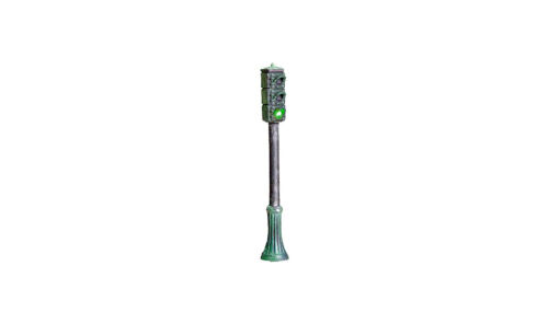WOODLAND SCENICS JP5664 O GAUGE PEDESTAL TRAFFIC LIGHT (4) landscape WDS5664 NEW - Picture 2 of 5
