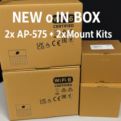 Aruba AP-575 Outdoor Wireless AP WiFi 6 2.4/5GHz R4H18A + AP-270-MNT-H3 kit NEW