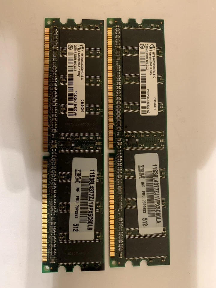 RDA RAM 512MB DIMM (256MBx2) Foto 2 de 3