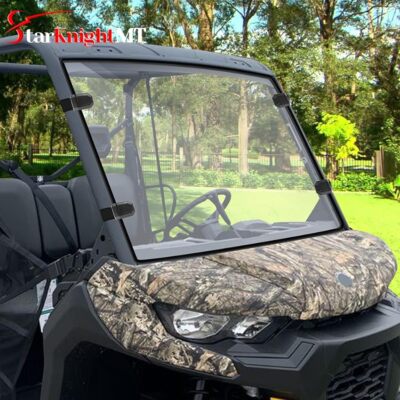 Front Windshield PC Scratch-Resistant For Can Am Defender HD 5/8/10 2016-2026