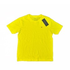 Tommy Hilfiger Boys Crewneck Tee Blazing Yellow T-Shirt Size S 8-10 NWT
