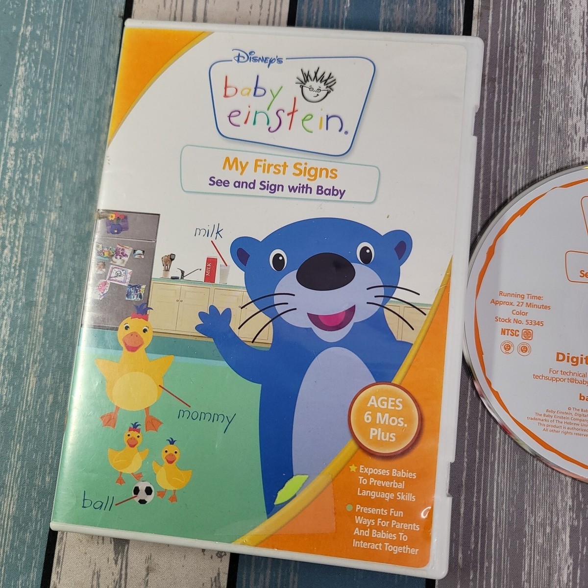 Baby Einstein: My First Signs (DVD, 2007) Educational Baby 3 Baby Einstein: My First Signs (DVD, 2007) Educational Baby 3