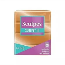 Sculpey III Polymer Oven-Bake Clay Gold