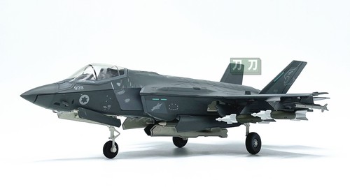 Heiß 1:72 israelische F-35i Stealth fünfte Generation Flugzeuglegierung F35 Kampfflugzeugmodell - Bild 11 von 17