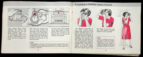 CANON AE-1 PROGRAM INSTRUCTION BOOK - English - E11-F - Photo 8/9