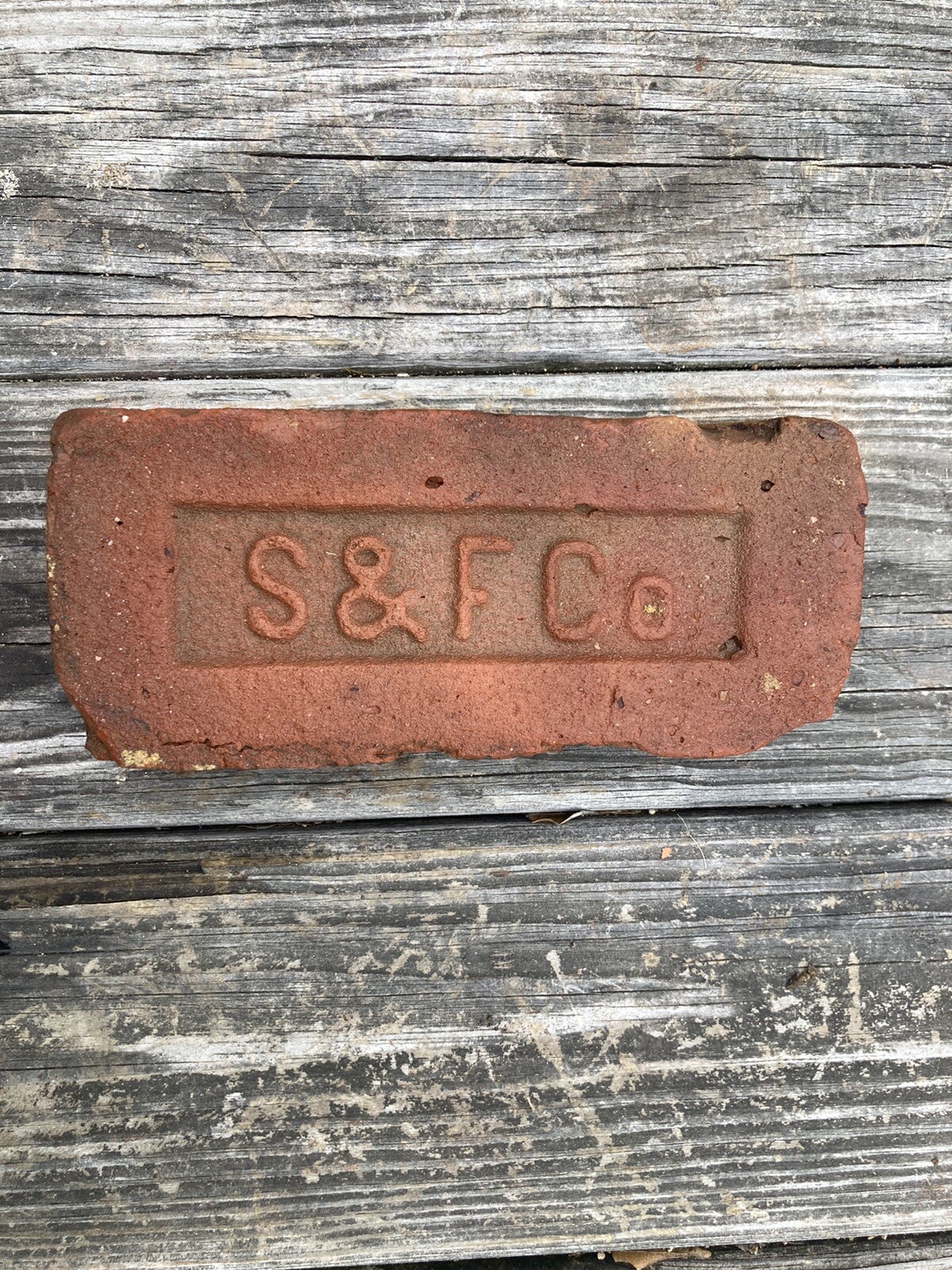 Antique Vintage Reclaimed Brick Sayre & Fisher Brick Company Sayreville