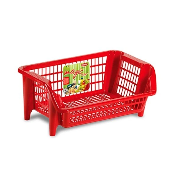 CESTELLI IMPILABILE DA CUCINA - BAGNO - PER LA CASA - PORTAOGGETTI - PORTAFRUTTA - Immagine 2 di 4