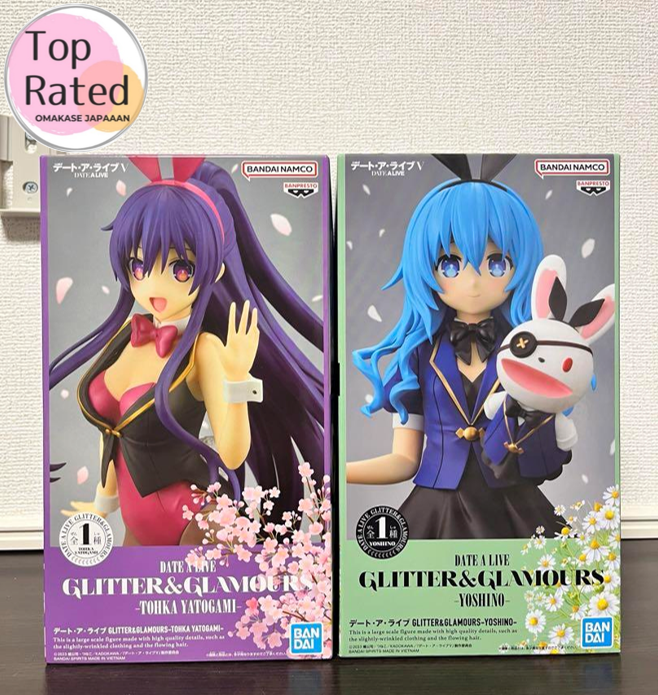 DATE A LIVE Glitter & Glamours Tohka Yatogami Yoshino Figure Set